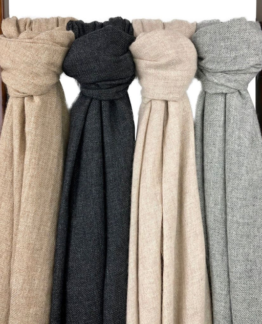 The Kashmir: Handloom Cashmere Travel Scarf