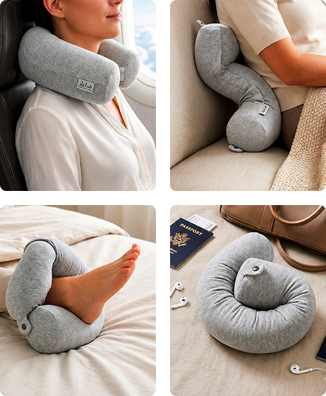 The Rest: Memory Foam Travel Pillow