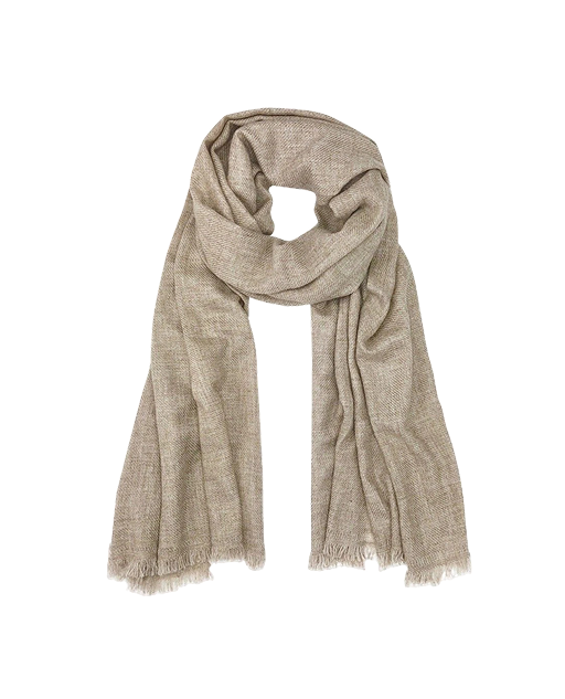 The Kashmir: Handloom Cashmere Travel Scarf
