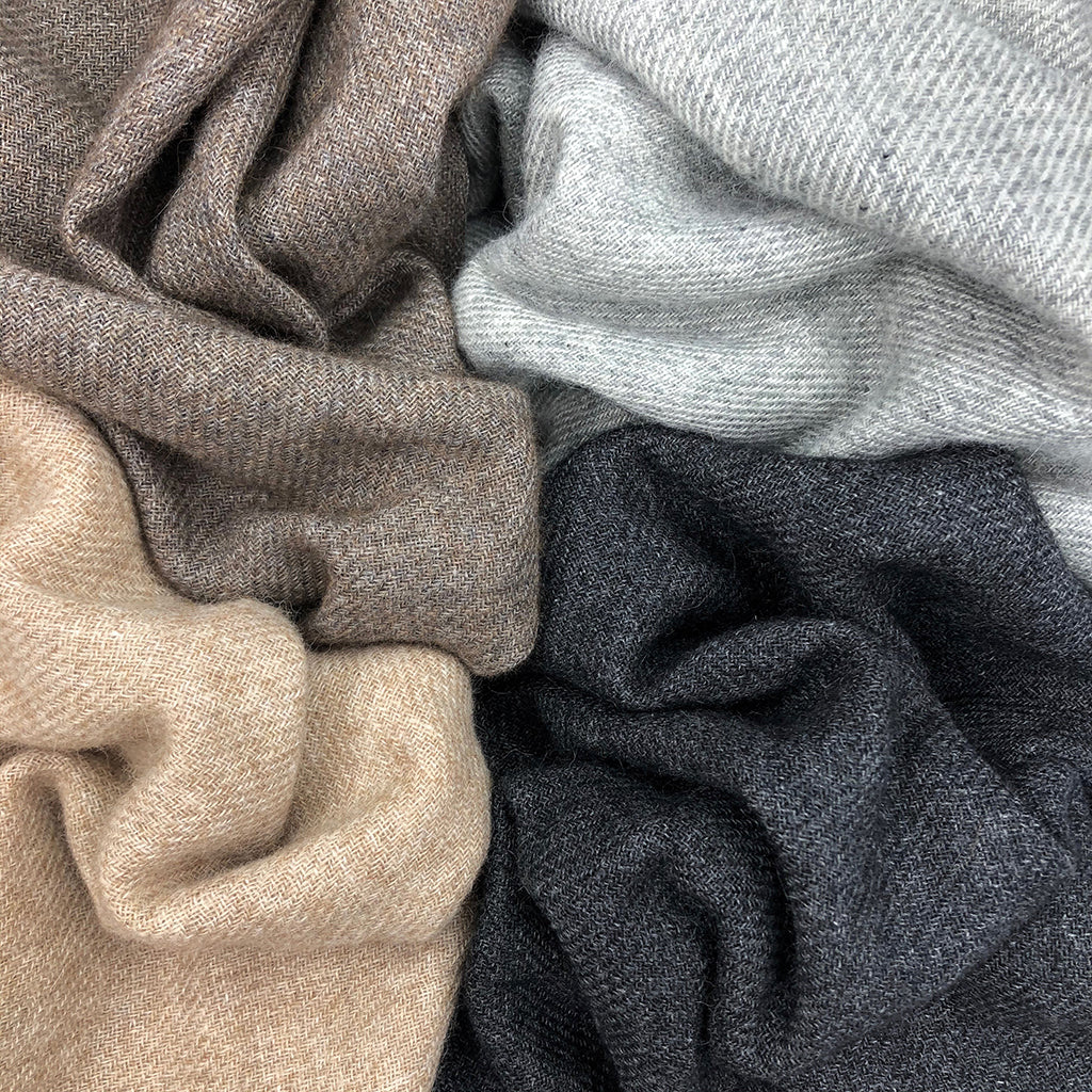 The Kashmir: Handloom Cashmere Travel Scarf